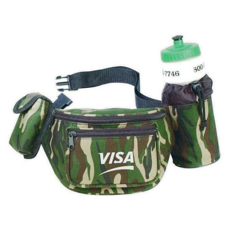 Fanny Pack W/Bottle Holder & Cell Phone Pouch (13"X5 1/2"X2 1/2")