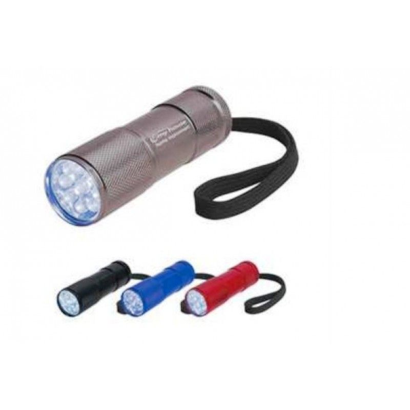 Nine-LED Aluminum Flashlight