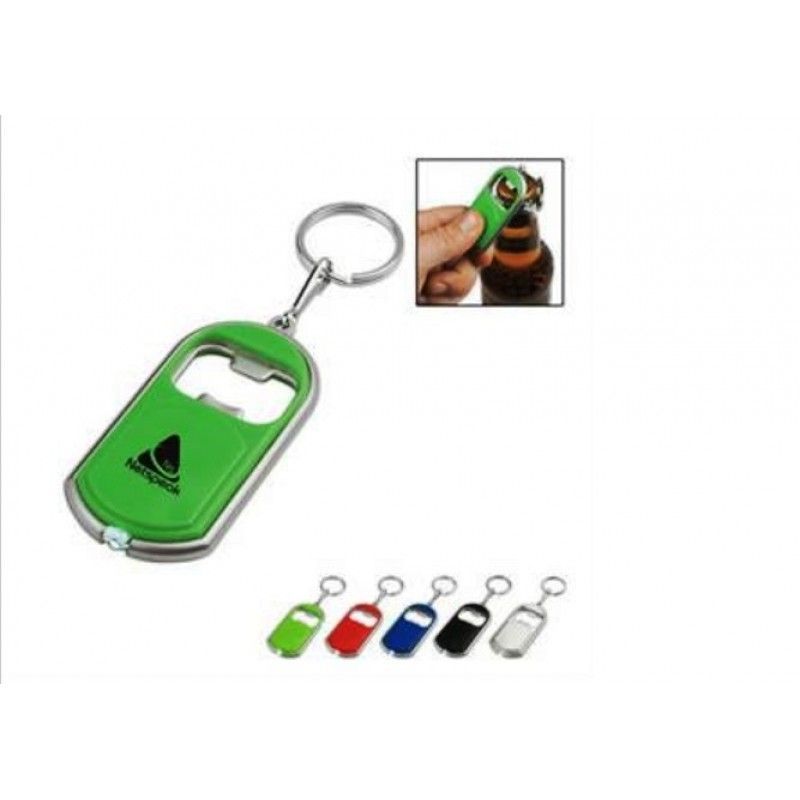 Bottle Opener Key Chain with LED Light