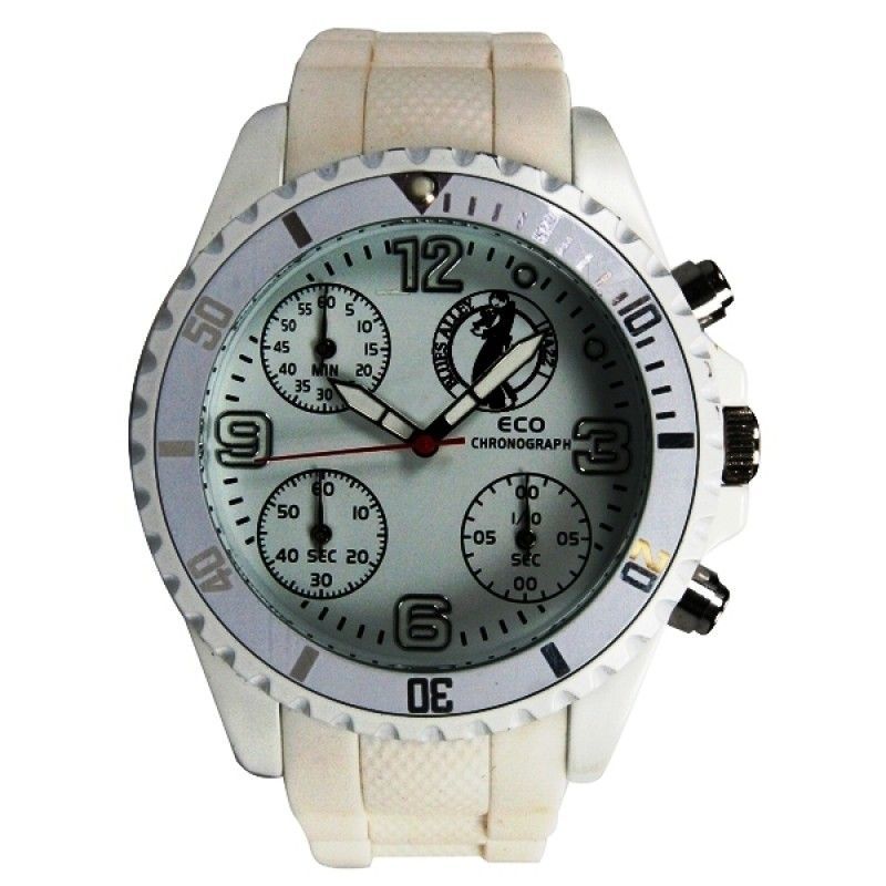 Pedre White Chronograph Sport Watch