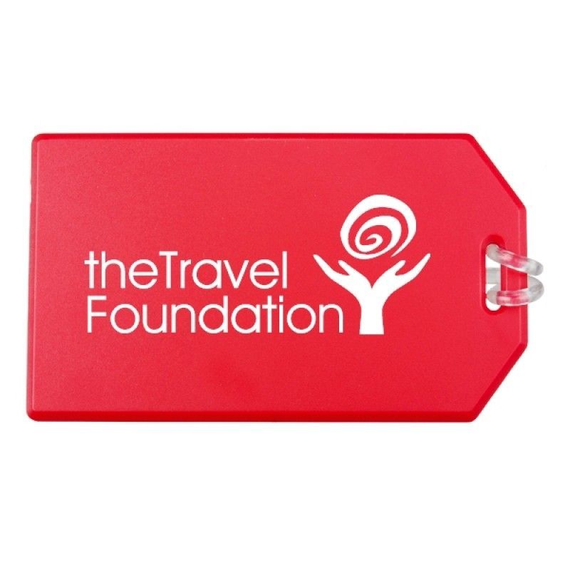 Standard Luggage Tag W/ Attached Strap