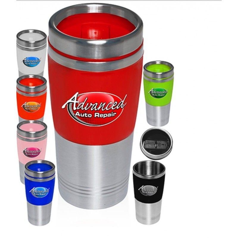 16 Oz. Tall Stainless Steel & Acrylic Promotional Tumblers