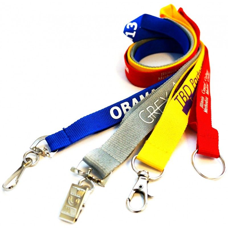 Promotional Economy Custom Polyester Lanyards 3/4" (20 Mm) Wide