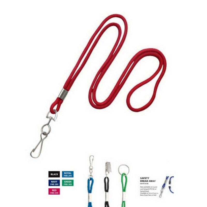 Promotional Round Braided Lanyard