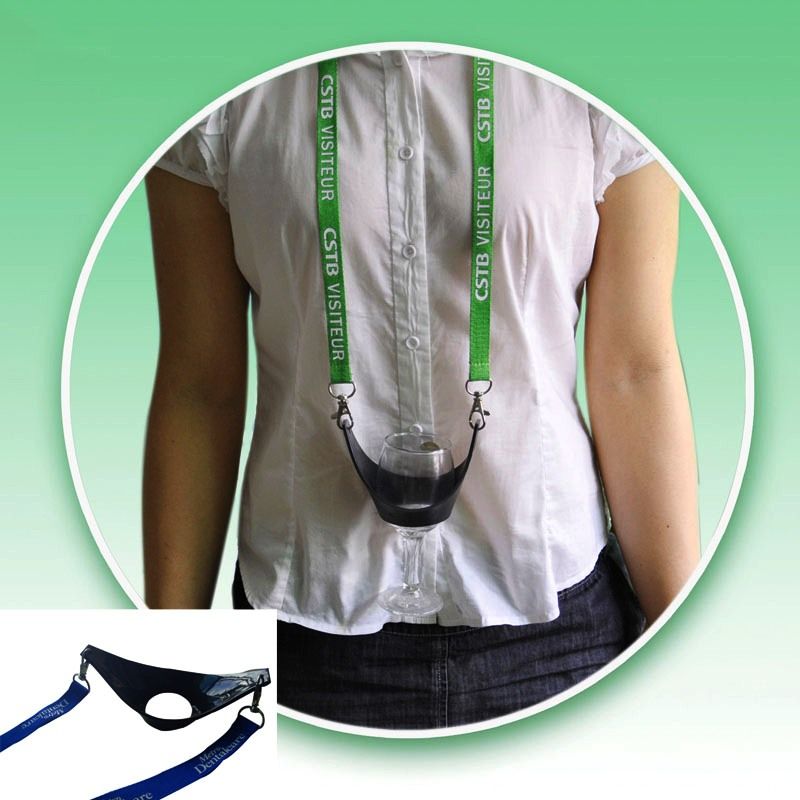 Promotional Wine Holder Lanyard