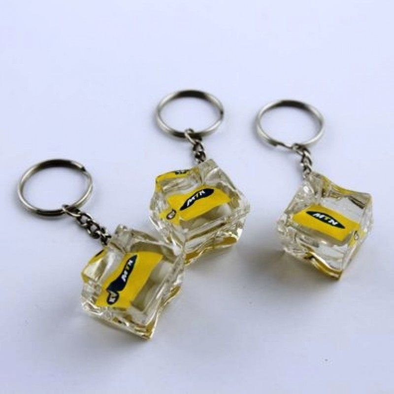 Promotional Cube Acrylic Keychain