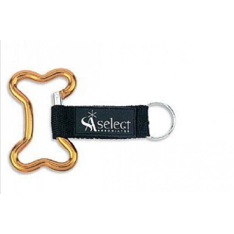 Promotional Dog Bone-Shaped Carabiner