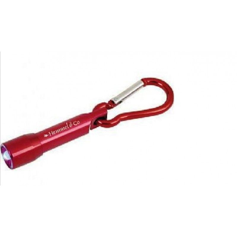 Promotional Metal Flashlight with Carabiner