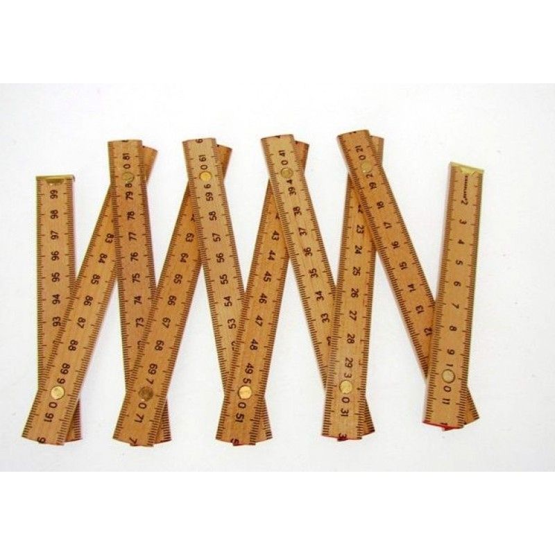 Promotional Folding Wooden Ruler