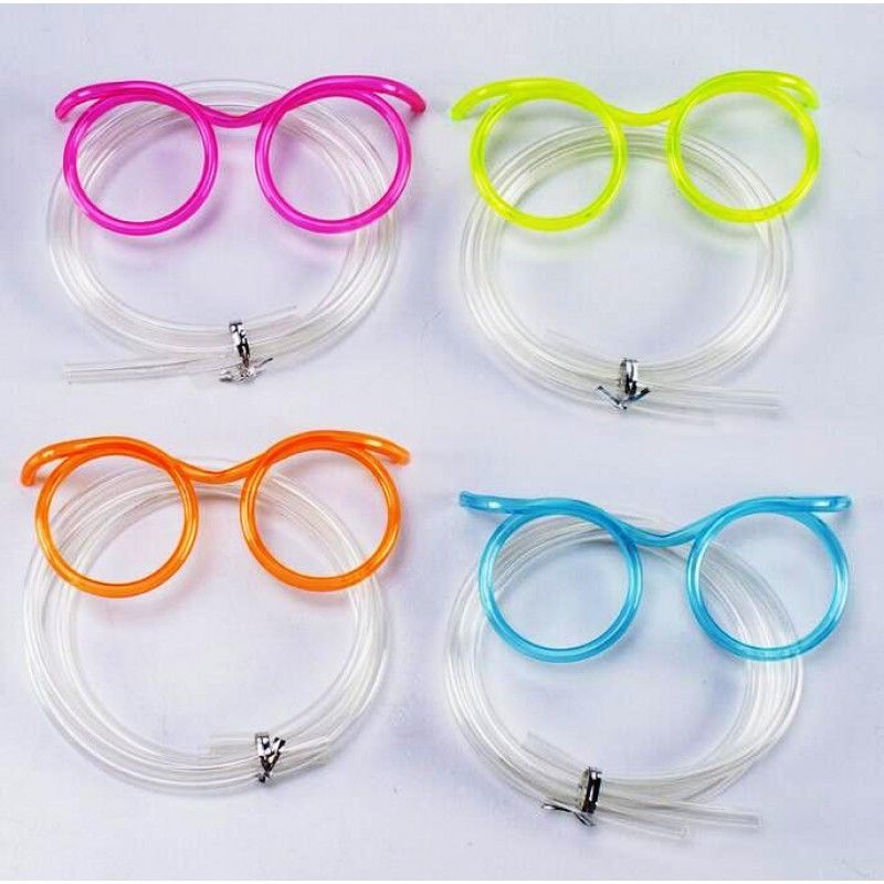 Promotional Plastic Straw Glasses for Kids