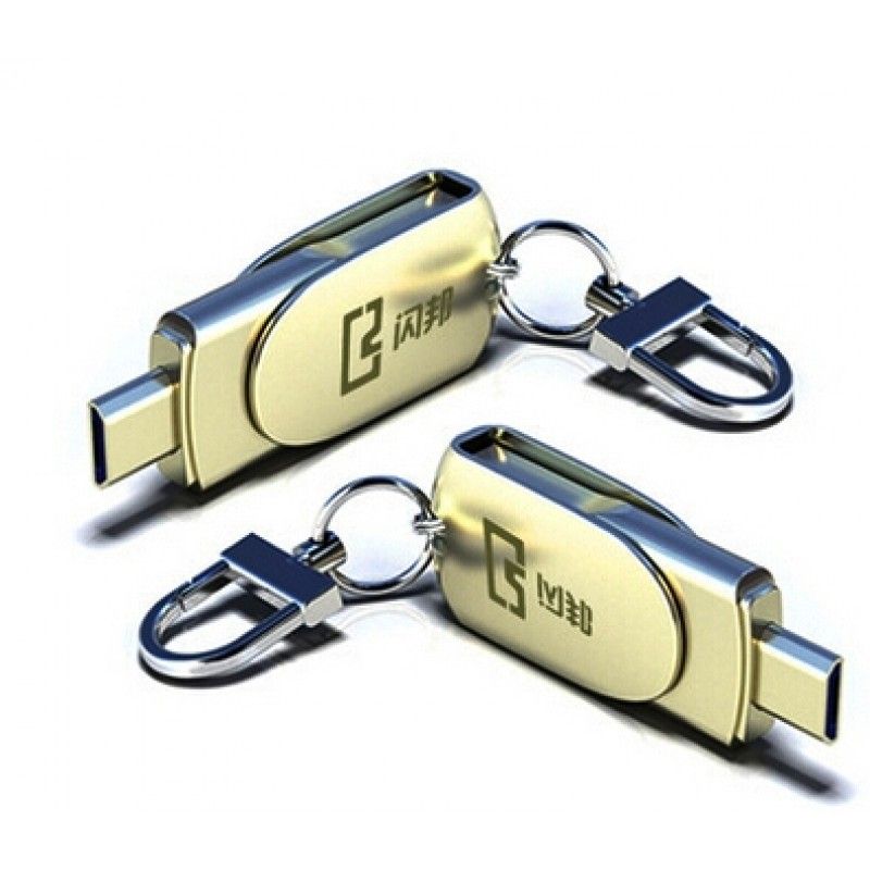 Promotional METAL SWIVEL ANDRIOD USB FLASH DRIVE FOR PHONE