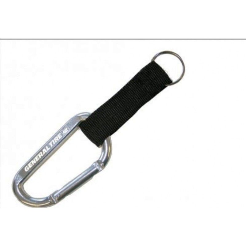 Promotional 80mm Carabiner w/ Key Strap