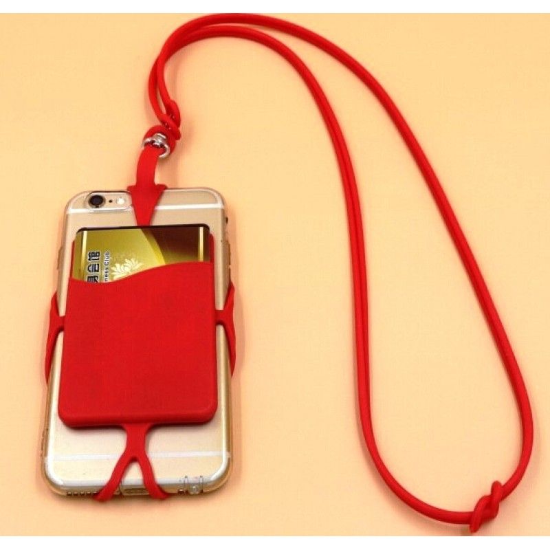 Promotional Silicon Phone Holder Lanyard