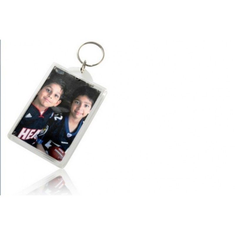 Promotional Large Rectangular Photo Keychains