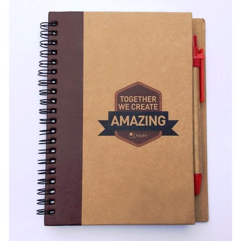 Promotional Eco Friendly Spiral Notebook