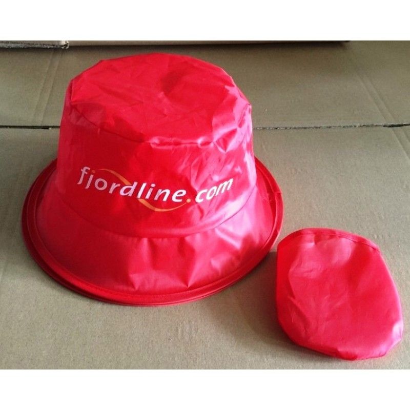 Promotional Fishman Polyester folding cap