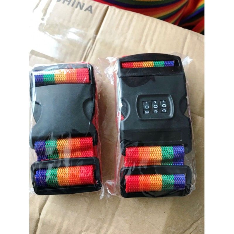 Promotional Rainbow Luggage Safety Belt