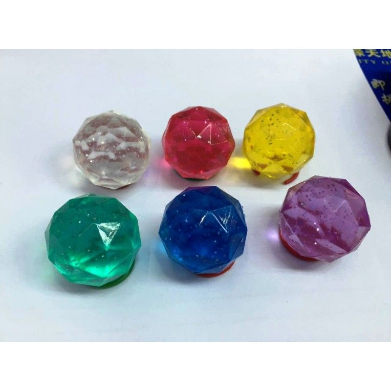 Promotional diamond shaped bouncying ball