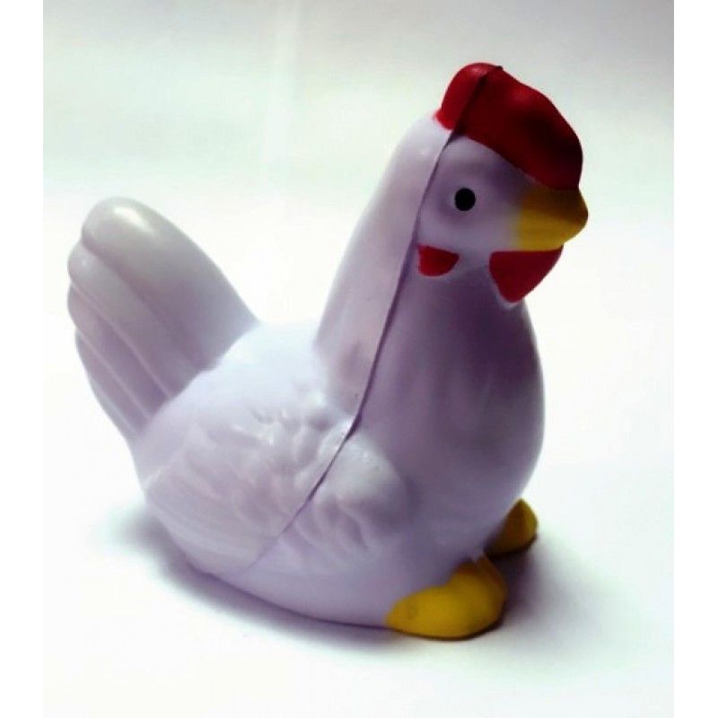 Promotional custom chicken pu stress ball