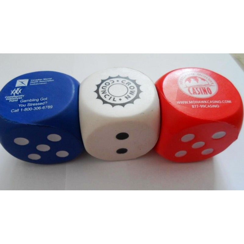 Promotional Dice PU Stress Ball