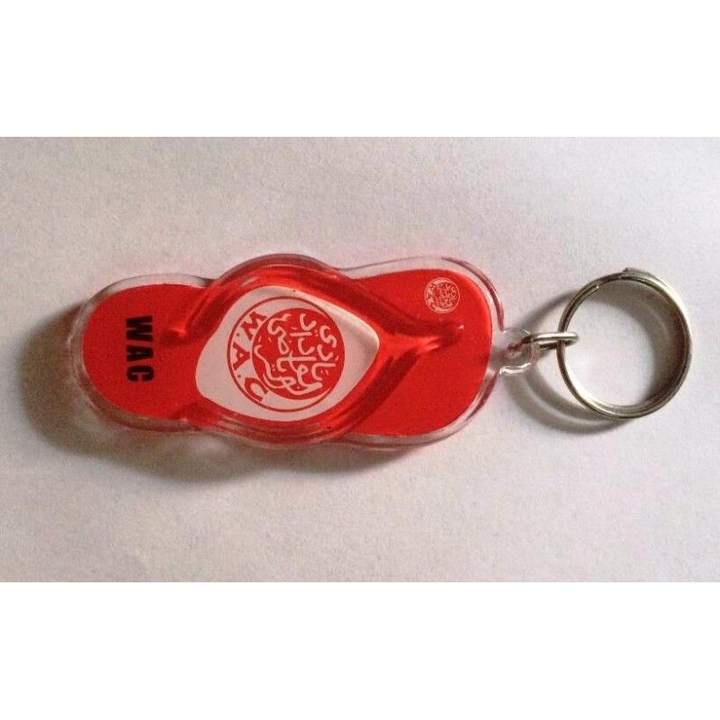 Promotional Flipflop acrylic keychain