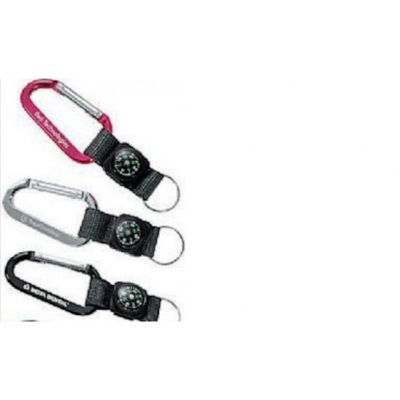 Promotional 70mm Carabiner with Compass