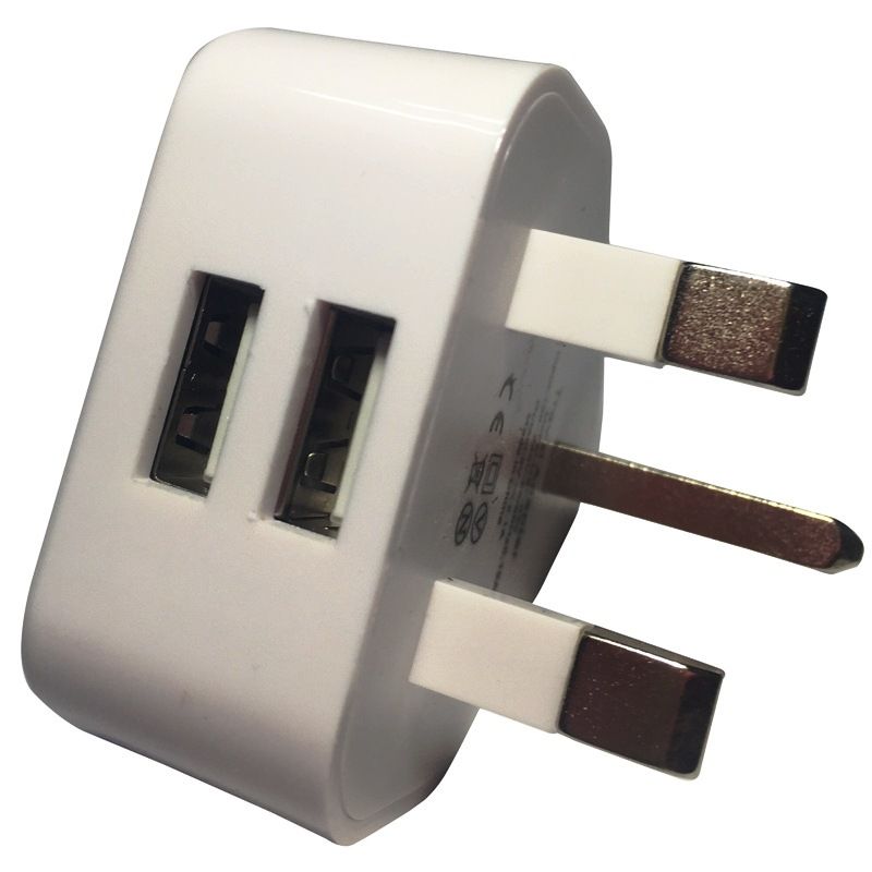 Promotional Double USB Wall Charger for UK