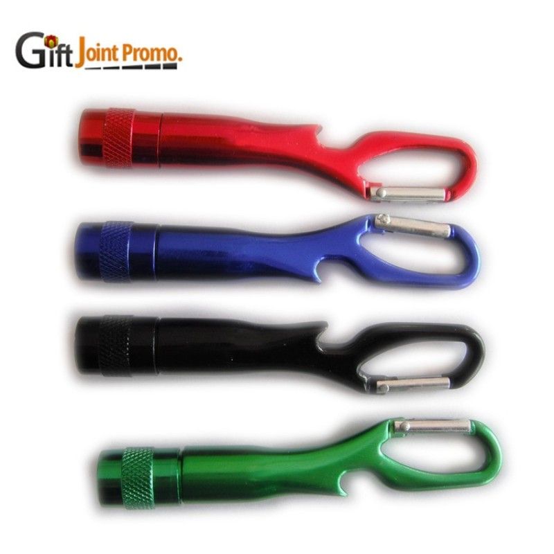 Promotional Metal Aluminum Carabiner Flashlight