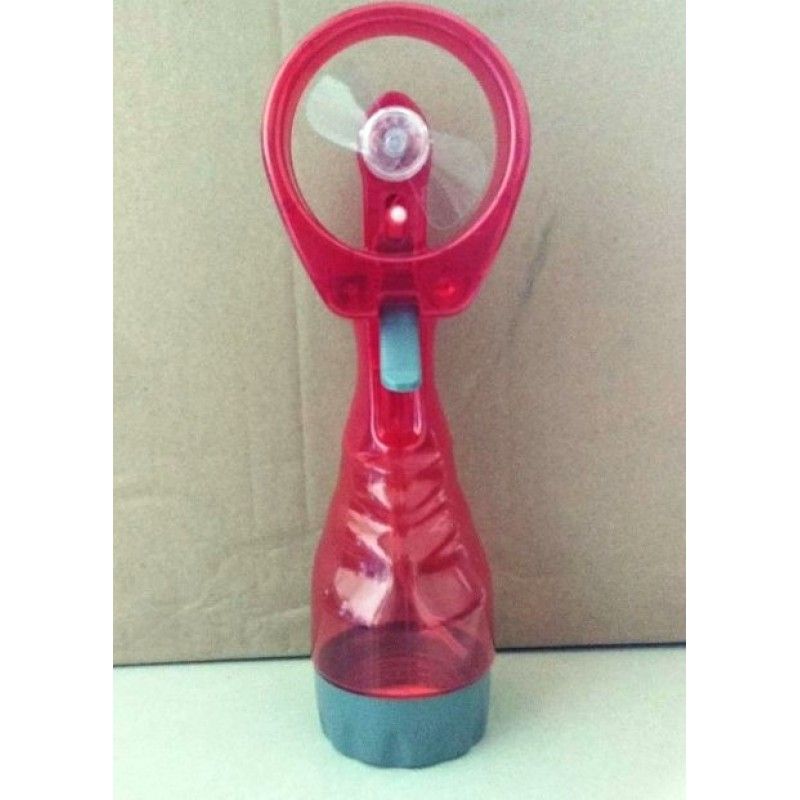 Promotional Red Water Bottle Sprayfan