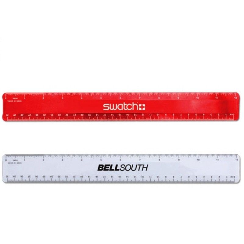 Promotional Translucent Ruler (12")