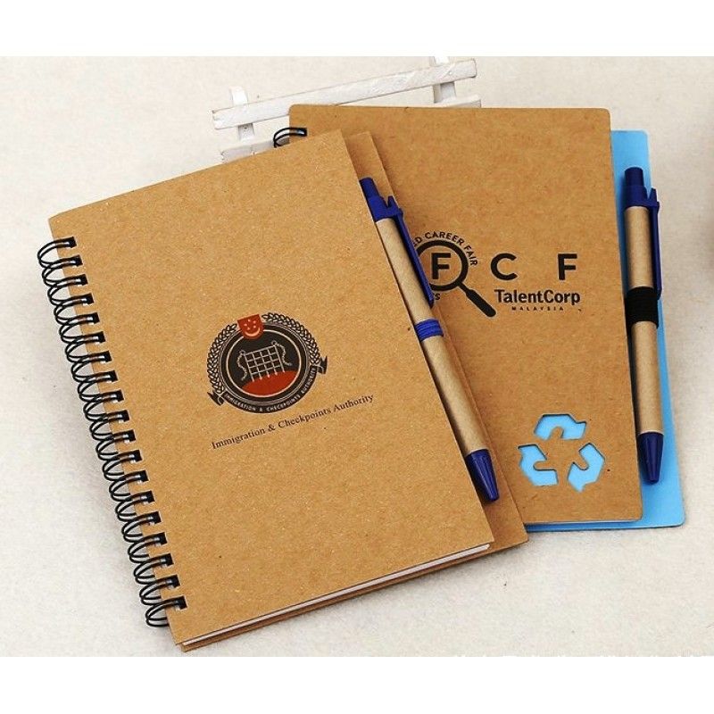 Promotional Eco Notebook with Pen