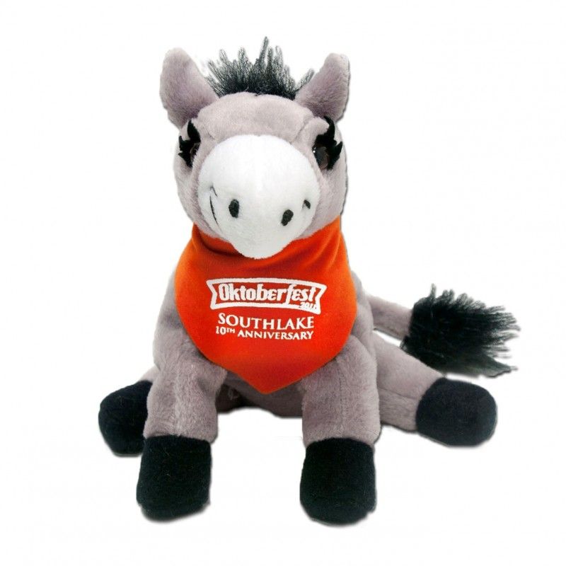 Promotional 7" Donkey Stuffed Animal