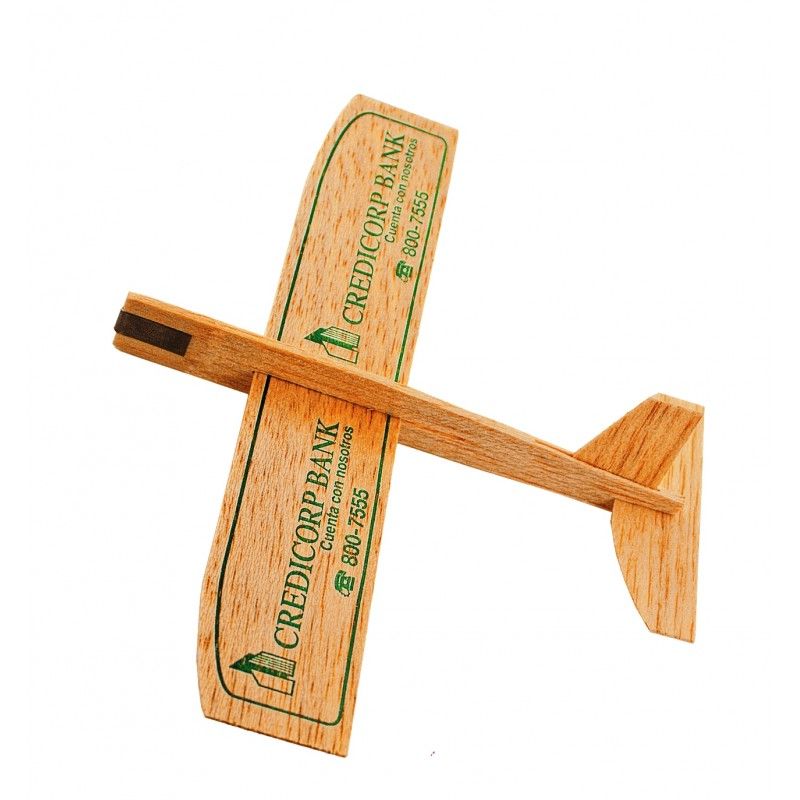 Promotional Balsa Wood Airplane (8"X8"