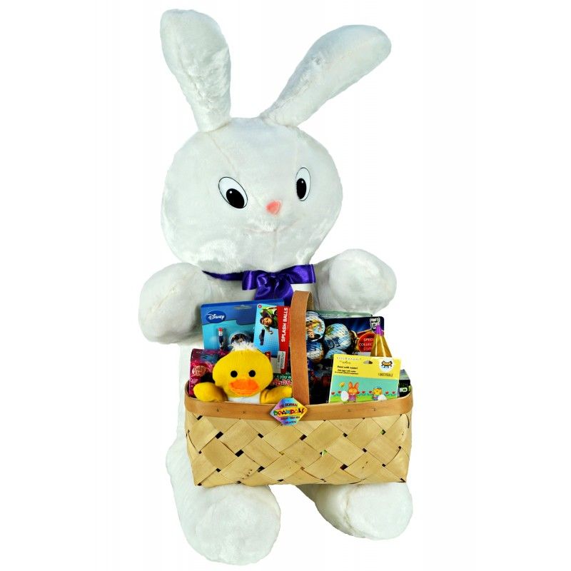 Promotional Baxter The Bunny Rabbit W/Toy Filled Easter Basket