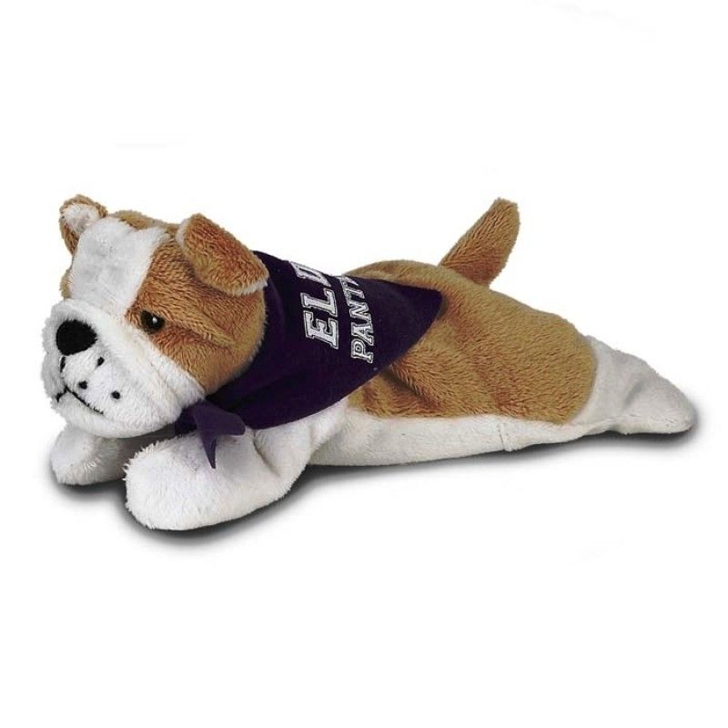 Promotional 8" Laying Bulldog Beanie Stuffed Animal