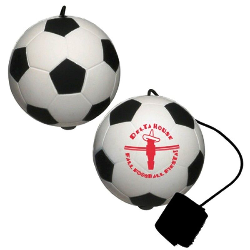 Promotional Soccer Ball Yo-yo Bungee Stress Reliever