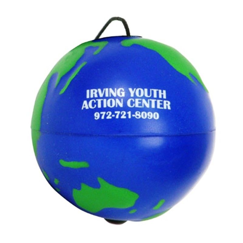 Promotional Earth Ball Yo-yo Bungee Stress Ball