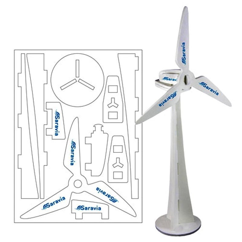 Promotional Foam Wind Turbine Puzzle