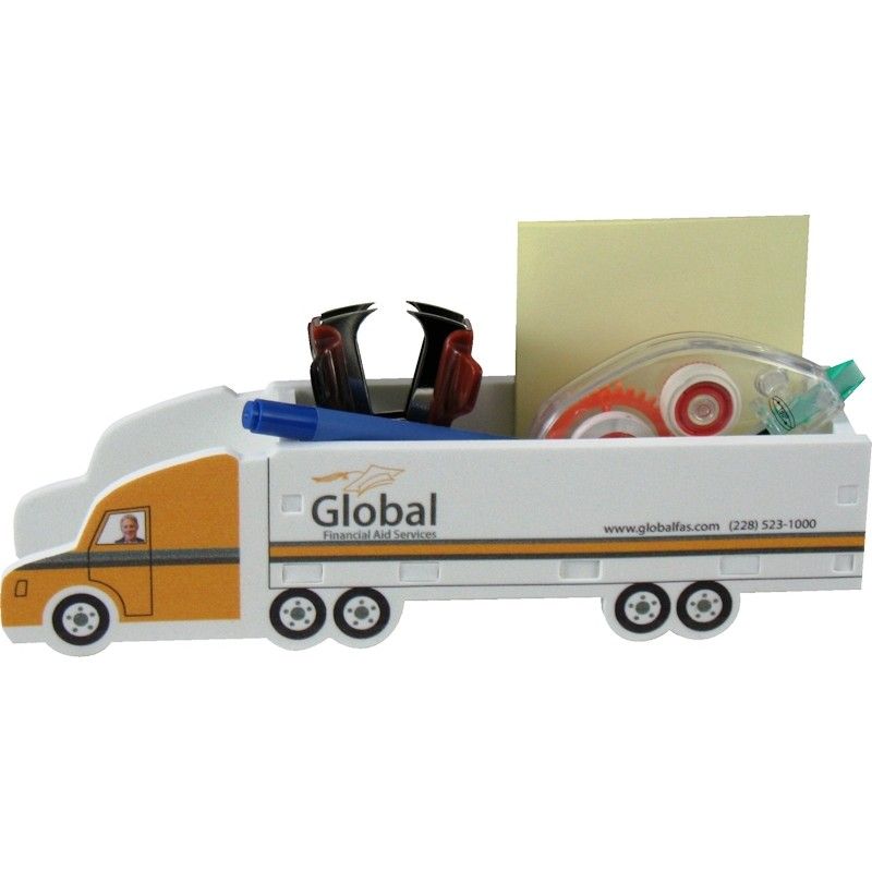 Promotional Foam Semi Truck Shaped Puzzle (8.5")