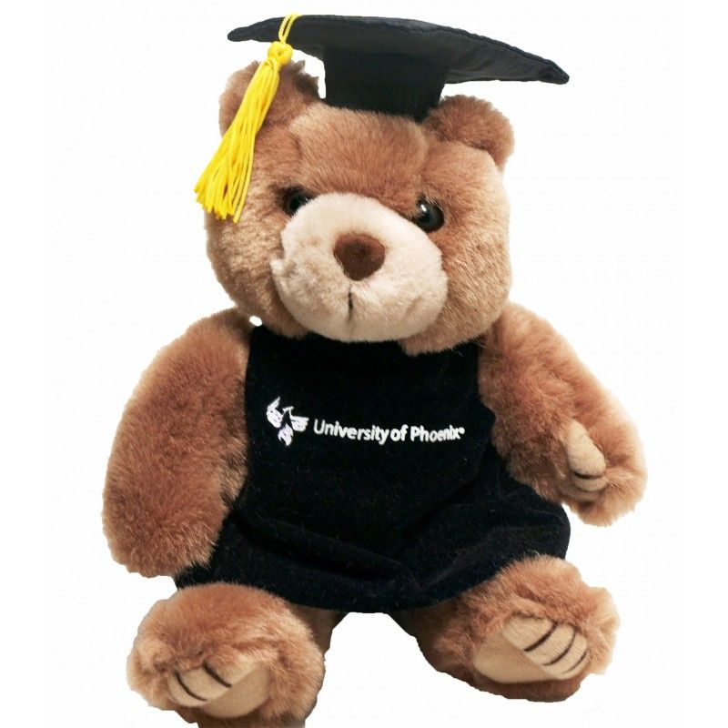 Promotional 8" Graduation Kirby W/ Accessory And Imprint