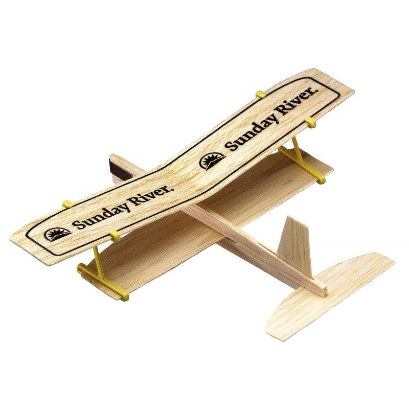 Promotional 8" Wingspan Balsa Biplane