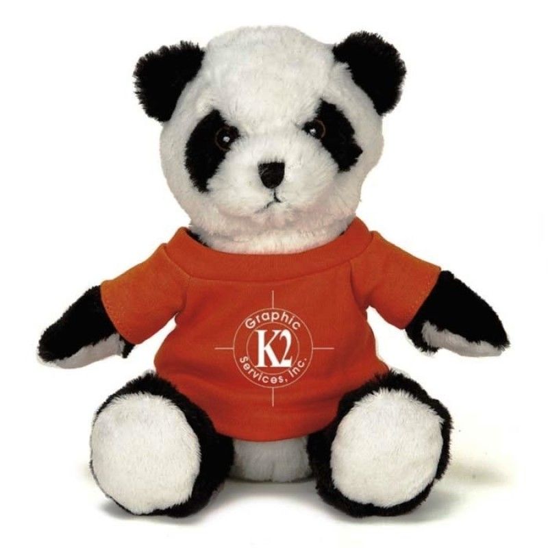 Promotional 10" Stock Panda Stuffed Animal