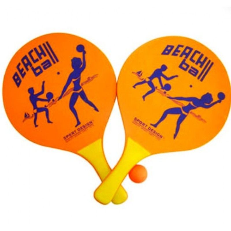 Promotional Wooden Beach Bat And Ball Set