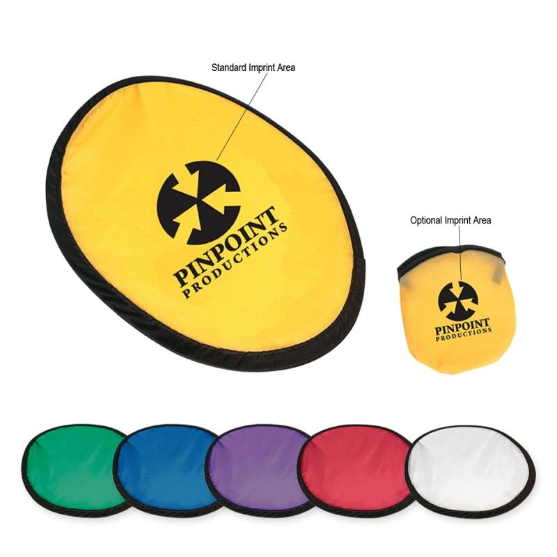 Promotional 10" Flying Disk W/ Matching Pouch