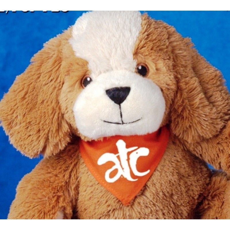 Promotional Tumbles Pecan Brown Stuffed Puppy Dog