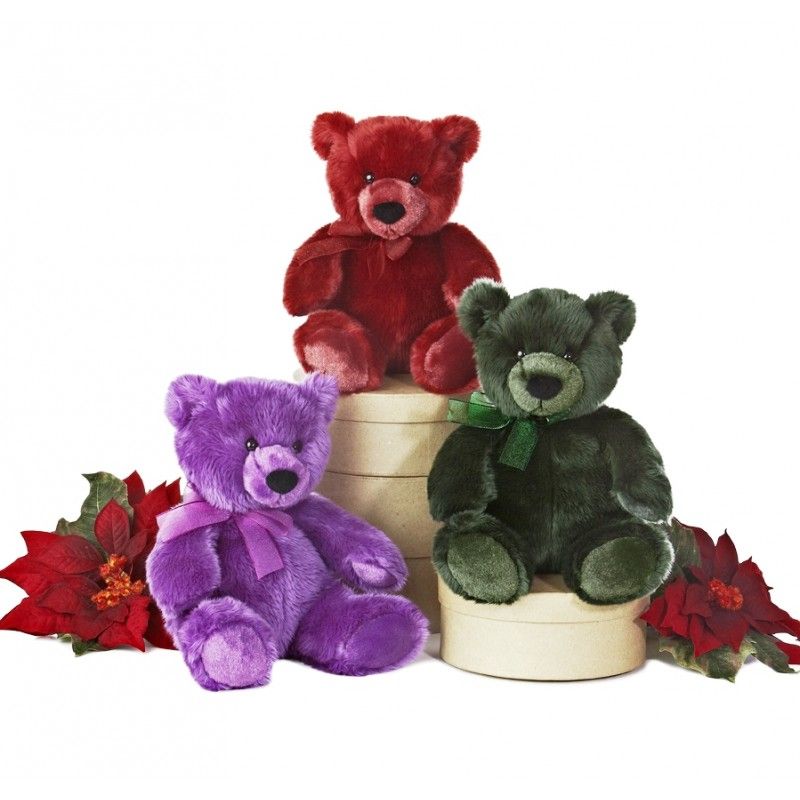 Promotional Custom 12" Jewel Tone Bear Assortment