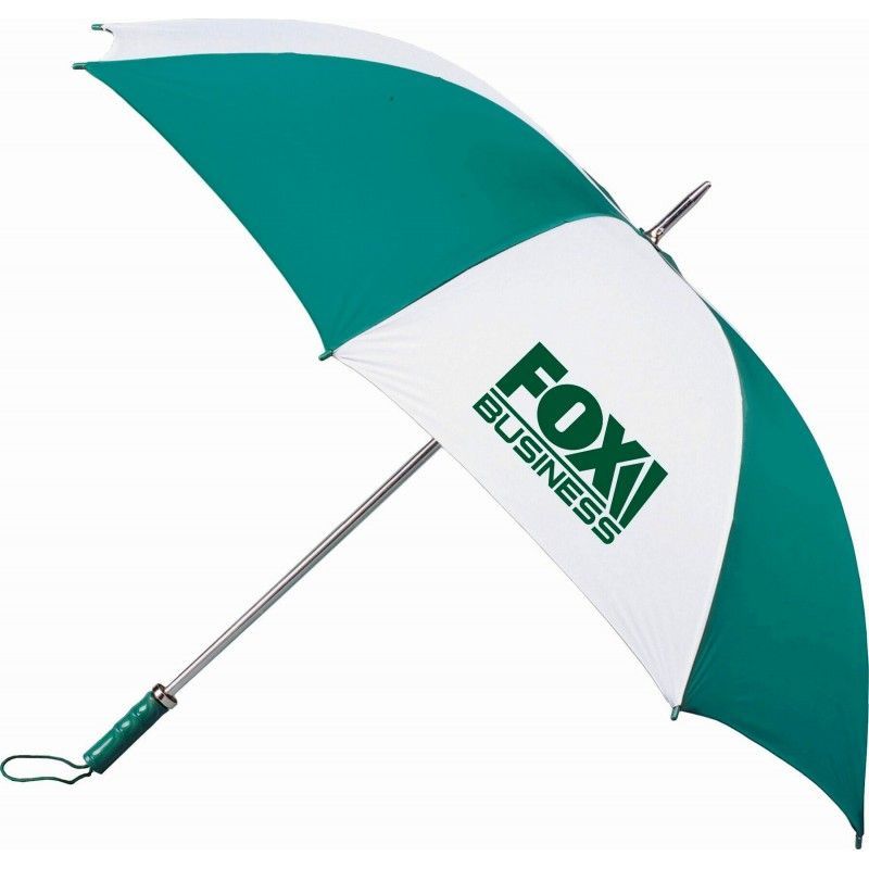 Promotional Windproof Double Rib Golf Umbrella W/ Metal Shaft (60" Arc)