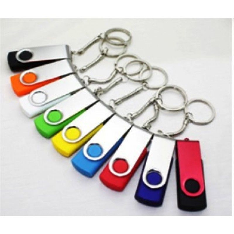 Promotional Swivel USB Flash Stick Keyring